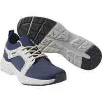 Mascot sneakers, casual schoenen, model F0960, kleur: marineblauw/lichtgrijs, maat: 46