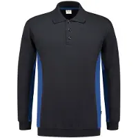 Tricorp 302003 Polosweater Bicolor Marineblauw/Korenblauw maat XL heren