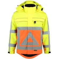Tricorp 403001 Parka Verkeersregelaar Fluor Oranje-Geel maat L heren