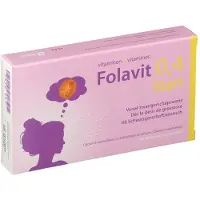 Folavit 0,4 Start - Foliumzuur vanaf de Zwangerschapswens 90 St Tabletten