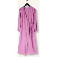 SELECTED WOMEN Dames Jurken Slflucia-susie Ls Ankle Wrap Dress - Lila - Maat 34