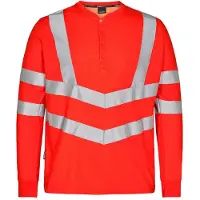 Engel Safety Grandad T-shirt L/s 9548-182 Reflecterend | Maat: 6XL