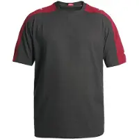 F-engel F. Engel 9810-141 T-Shirt Antraciet/Rood maat XL heren