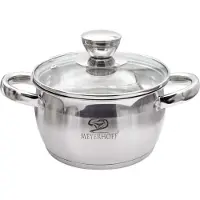 Tragar RVS Pan 1.3L met Maatstreep & Deksel - 14cm - Geschikt voor Inductie
