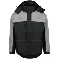 Tricorp 402003 Parka Cordura Zwart-Grey maat 4XL heren