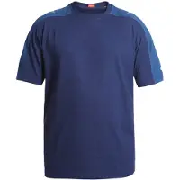 F-engel F. Engel 9810-141 T-Shirt Inkt Blauw/Diesel Blauw maat 3XL heren
