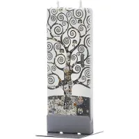 Flatyz Levensboom Tree of Life - Gustav Klimt | platte kaars – uniek handbeschilderd cadeau