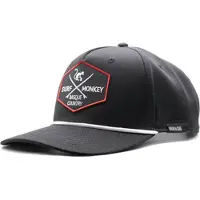 Surf Monkey Sportpet 'Baseballkappe mit Kordel' zwart