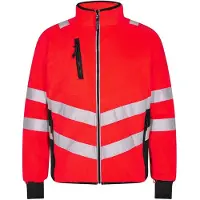 F-engel F. Engel 1192 Safety Fleece Jacket Red/Black maat XS heren
