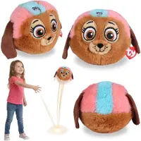 Paw Patrol TY Paw Patrol LIBERTY Knuffelbal, stuiterend knuffeltje, BEANIE BOUNCERS, behendigheidsspeelgoed voor kinderen 10 cm