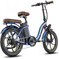 Fafrees F20+ Pro Opvouwbare Elektrische Fiets – 36V 25Ah Accu, 120km Bereik, 7-Speed Shimano, 20"x3.0" Banden – Blauw