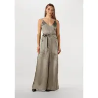 SELECTED WOMEN Dames Jumpsuits Slfselene Sl Wide Leg Jumpsuit - Metallic - Maat 36