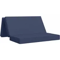 vidaXL Vouwbare Sofa Bed 140 x 67 x 45 cm Blauw