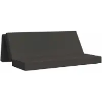vidaXL Vouwbare Sofa Bed 200 x 67 x 45 cm Donkergrijs