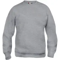 Clique Basic roundneck Grijs Melange maat S 3671