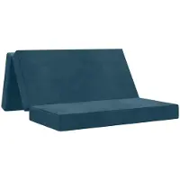 vidaXL Vouwbare Sofa Bed 140 x 67 x 45 cm Blauw