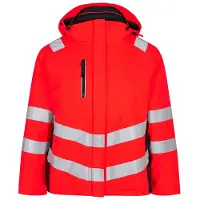 F-engel F. Engel 1943 Safety Ladies Winter Jacket Red/Black maat XS dames