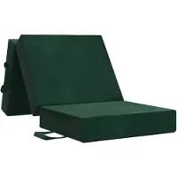 vidaXL Vouwbare Sofa Bed 90 x 67 x 45 cm Donkergroen