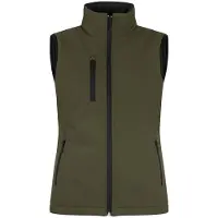 Clique Padded Hoody Softshell Bodywarmer Dames Mistgroen maat L dames
