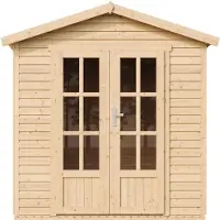 Timbela M351FB - Houten tuinkantoor - 4,08 m² - 222x233xH233 cm - met vloer