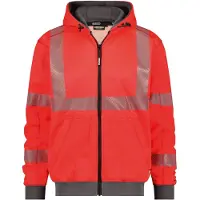 Dassy Evans 300380 Hoodie High Visibility Reflecterend Regular Fit Hivis | Maat: 2XL