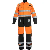 Hydrowear Magnor Multinorm Overal Fluor Oranje/Zwart maat 50 heren