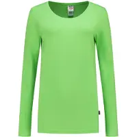Tricorp 101010 T-Shirt Lange Mouw Dames Lime maat XXL dames