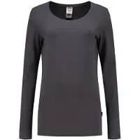 Tricorp 101010 T-Shirt Lange Mouw Dames Donkergrijs maat XL dames