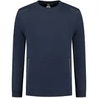 Tricorp 302703 Sweater Accent Blauw/Army maat M uniseks
