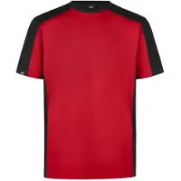 FHB Marc T-Shirt tweekleurig Rood-Zwart maat S heren