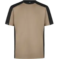 FHB Marc T-Shirt tweekleurig Beige-Zwart maat 3XL heren