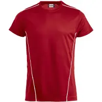 Clique Ice Sport T Rood/Wit maat L 3671