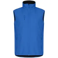Clique Classic Softshell Vest Heren Kobalt maat M heren