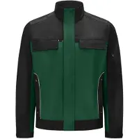 FHB Ernst Werkjack Twill Groen-Zwart maat 2XL heren