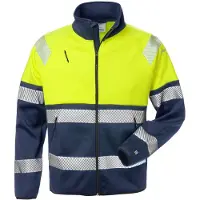 Fristads High vis sweatjack klasse 1 4517 SSL Hi-Vis geel/marineblauw maat S heren