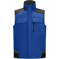 FHB Hauke Werkvest Korenblauw-Zwart maat XL heren