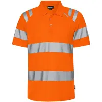 Fristads Hogezichtbaarheids poloshirt klasse 3 7861 GPST Hi-Vis Oranje maat 2XL heren