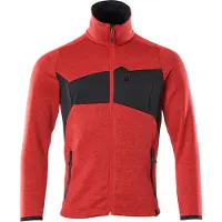 Mascot 18105-951 Gebreide trui met rits Signaalrood/Zwart maat XL heren