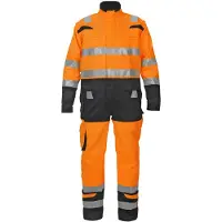 Hydrowear Missouri Multinorm Overal Fluor Oranje/Zwart maat XL heren