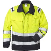 Fristads Flamestat high vis jack klasse 3 4175 ATHS Hi-Vis geel/marineblauw maat XL heren