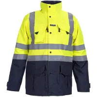 Hydrowear Miramas Multinorm Parka Fluor Geel/Marine maat XL heren