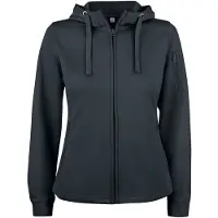 Clique Basic Active Hoody Full Zip Dames Zwart maat XS dames
