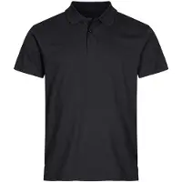 Clique Single Jersey Polo Zwart maat 4XL 3671