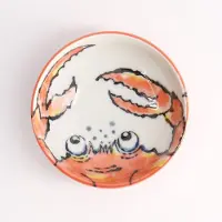 Tokyo Design Studio - Seafood Sausschaaltje - Krab - Rood - 150 ml - 9,5 x 3 cm