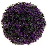 Viana Decoratieve bal in paarse plantenbol kunst Ø18cm 1 st