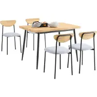 SoBuy OGT52-N 5-delige eettafelset