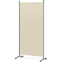 Angel Living Paravent - 1-delig - 80x180 cm - Opvouwbaar - Staal & 160 g/m² Polyester - Ruimteverdeler & Inkijkbescherming - Beige