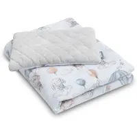 Sensillo beddengoed set vluchten in de wolken l dekbed met kussen 95 × 75 cm