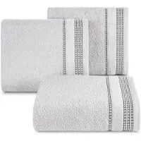 Hobby Hall Amanda Badhanddoek 50x90 cm Zilver - Luxe Katoen