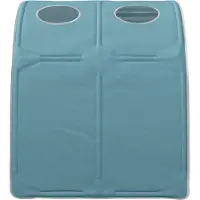 vidaXL Bed tunnel 2 st Lichtblauw Polyester